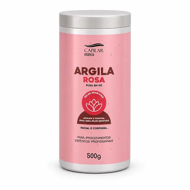 ARGILA PURA EM PÓ - ROSA