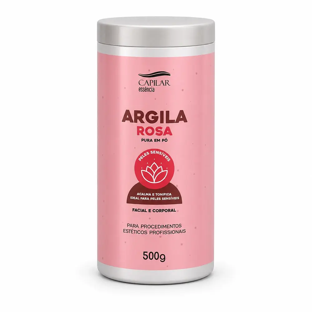 ARGILA PURA EM PÓ - ROSA