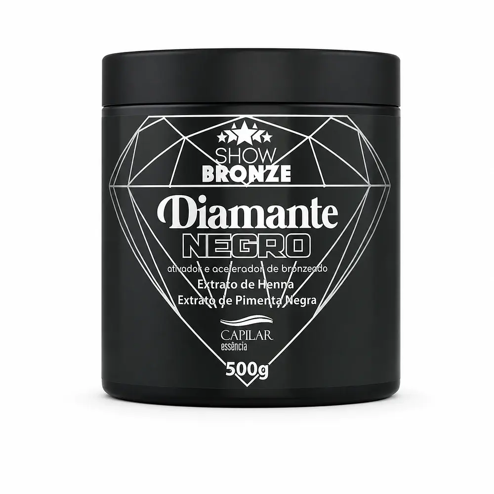 DIAMANTE NEGRO - ATIVADOR DE BRONZEADO 500g