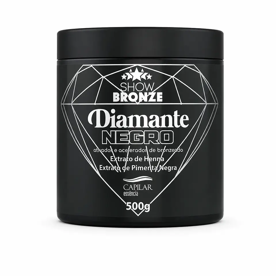 DIAMANTE NEGRO - ATIVADOR DE BRONZEADO 500g