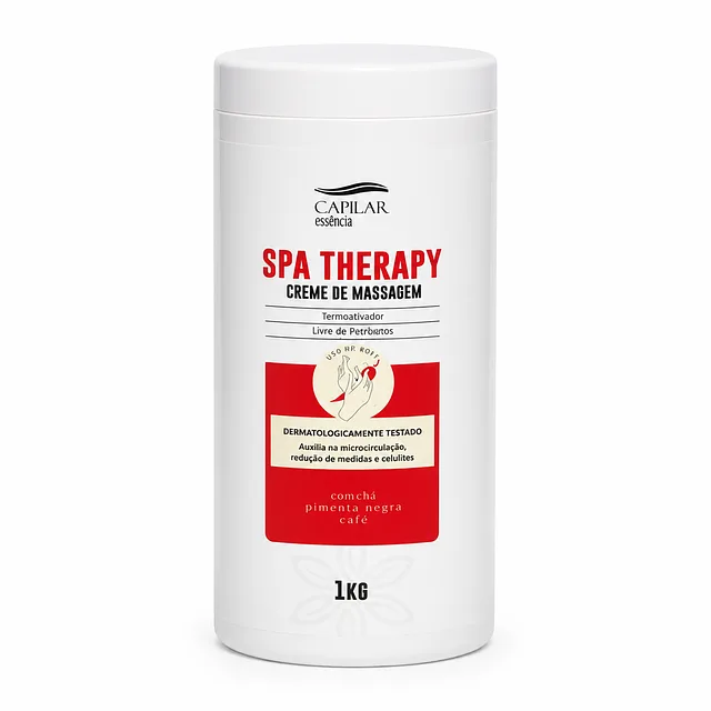 SPA THERAPY - CREM DE MASSAGEM HOT 1Kg