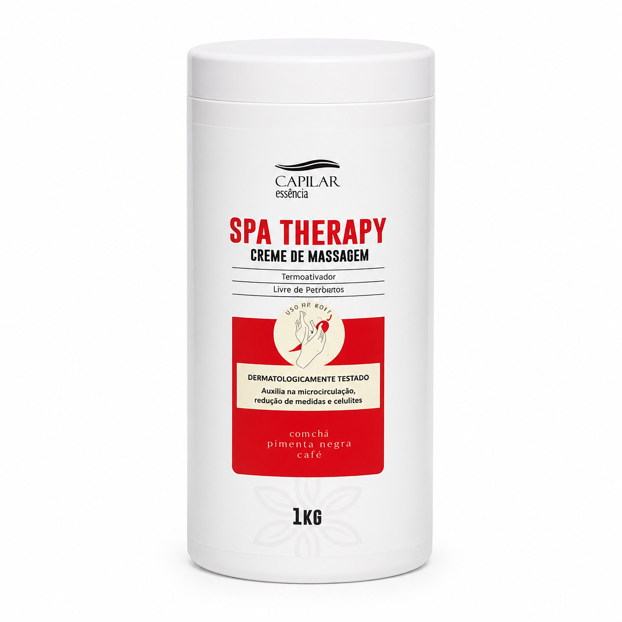 SPA THERAPY - CREM DE MASSAGEM HOT 1Kg