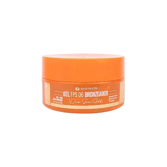 GEL BRONZEADOR DUO SUN GOLD FPS 06 200g