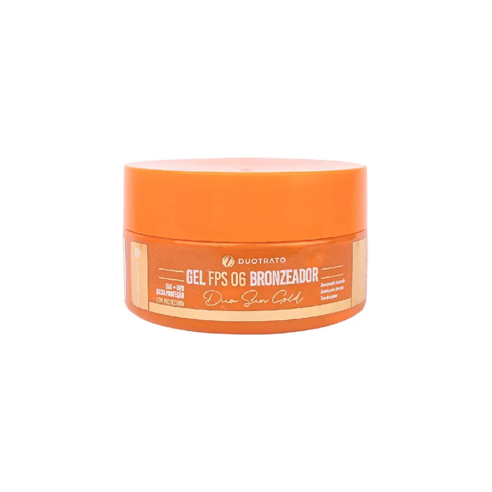 GEL BRONZEADOR DUO SUN GOLD FPS 06 200g