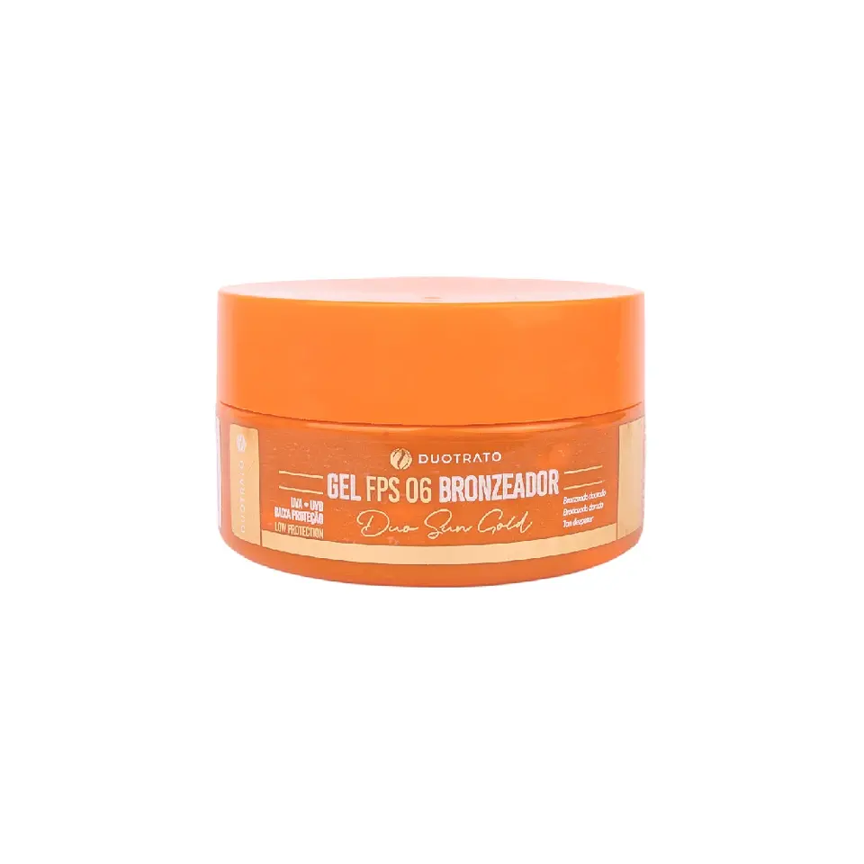 GEL BRONZEADOR DUO SUN GOLD FPS 06 200g