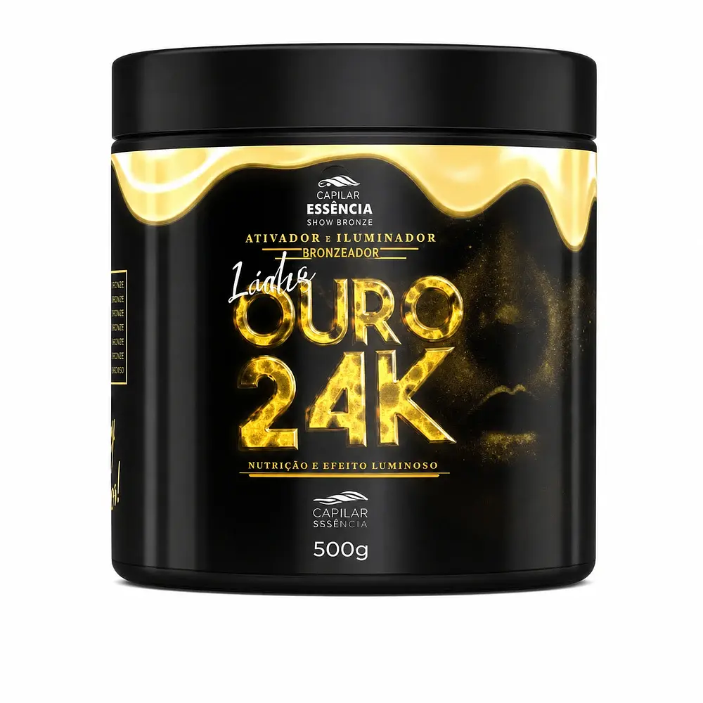 ATIVADOR ILUMINADOR DE BRONZEADO OURO 24K - 500g