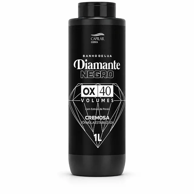 ÁGUA OXIGENADA DIAMANTE NEGRO 40 VOLUMES 1L