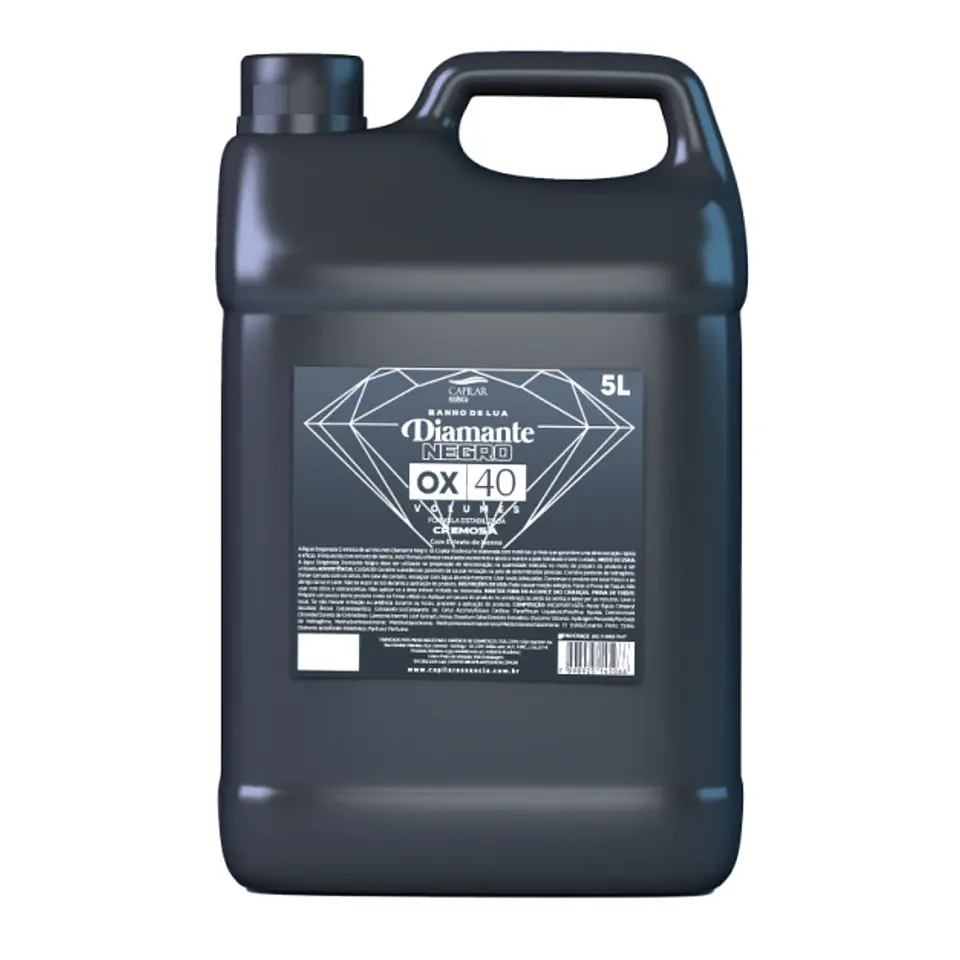 ÁGUA OXIGENADA DIAMANTE NEGRO 40 VOLUMES 5L