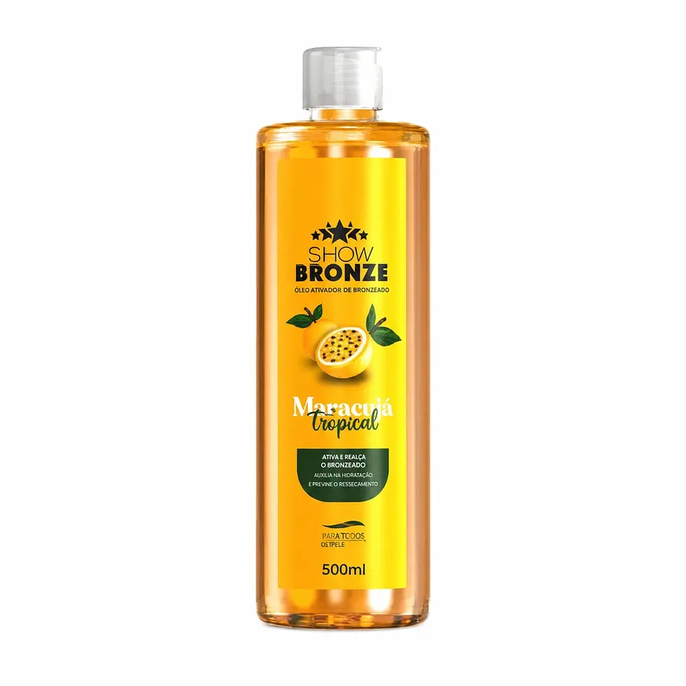 MARACUJÁ TROPICANAL - ÓLEO ATIVADOR DE BRONZEADO 500 ml