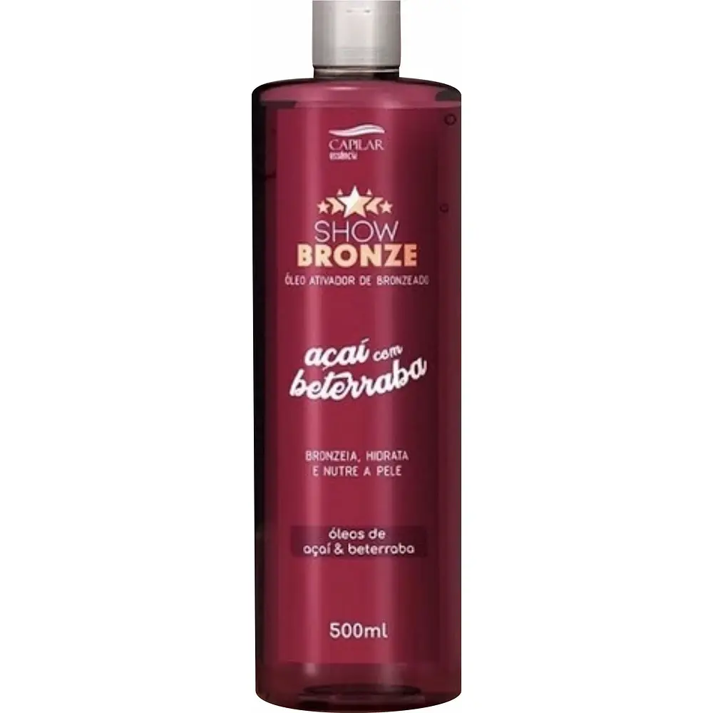 AÇAÍ E BETERRABA- ÓLEO ATIVADOR DE BRONZEADO 500ml