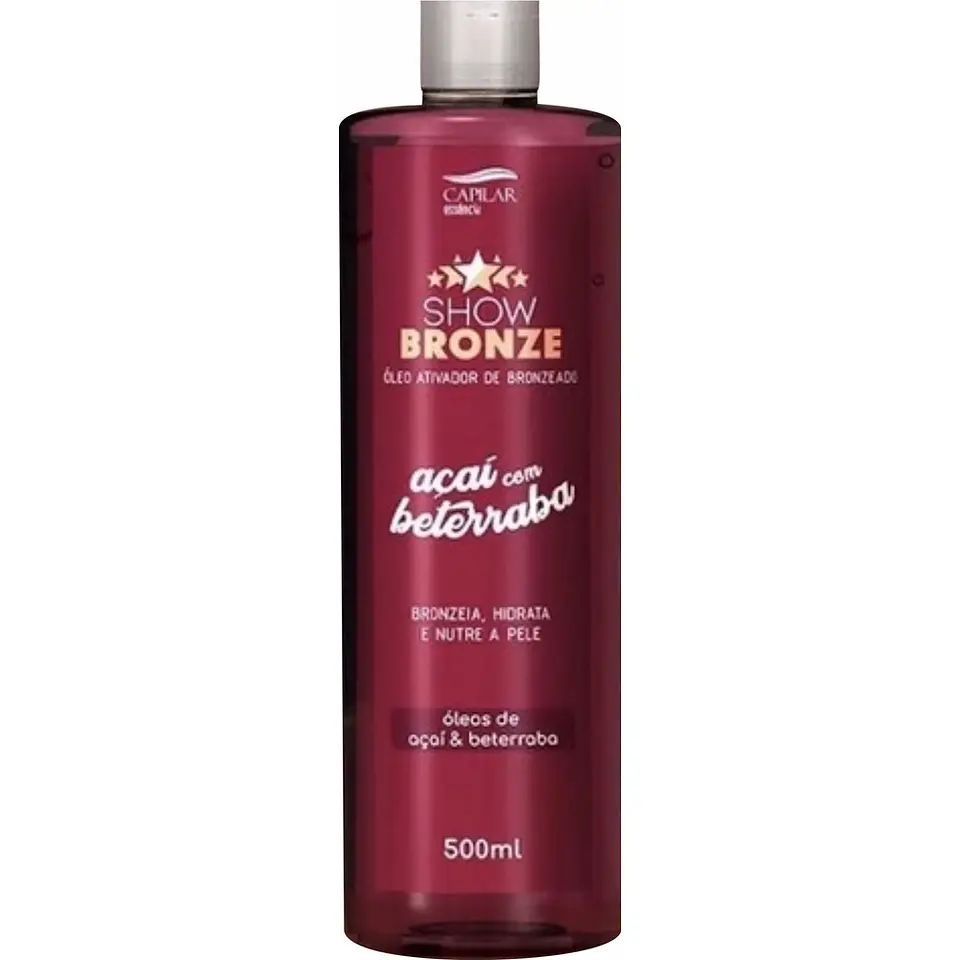AÇAÍ E BETERRABA- ÓLEO ATIVADOR DE BRONZEADO 500ml