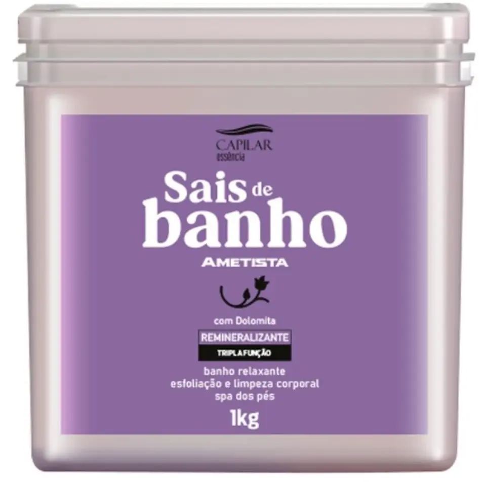 SAIS DE BANHO 1Kg (AMETISTA | KARITÉ | ALECRIM)