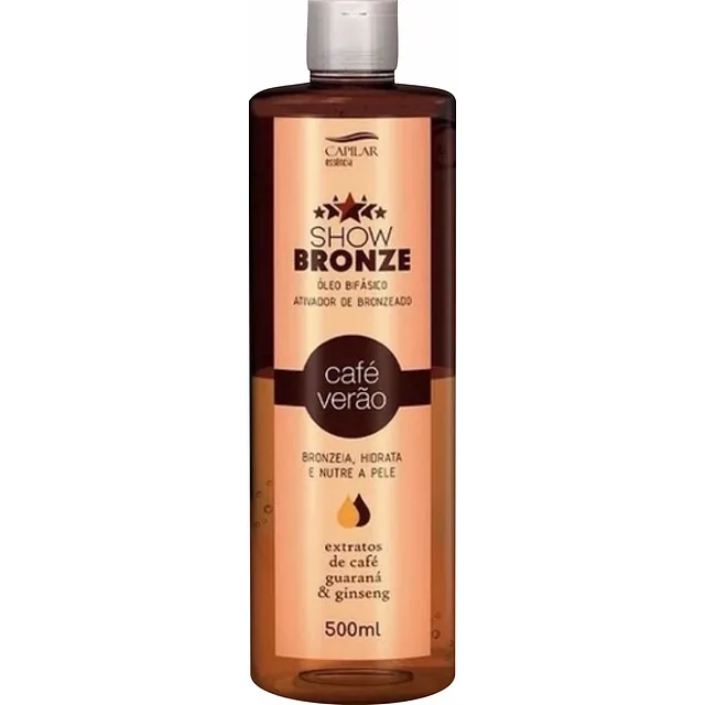 CAFÉ VERÃO - ÓLEO ATIVADOR DE BRONZEADO 500ml