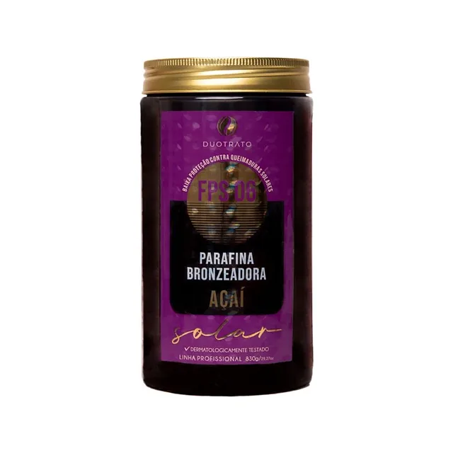 PARAFINA BRONZEADORA FPS 06 AÇAÍ 830g