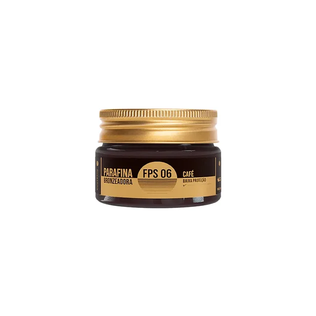 PARAFINA BRONZEADORA FPS 06 CAFÉ 100g