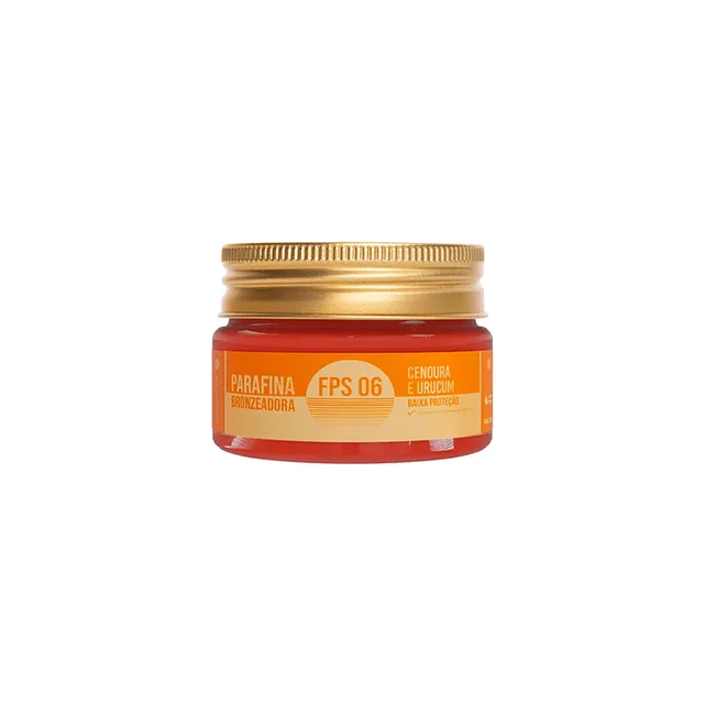 PARAFINA BRONZEADORA FPS 06 CENOURA E URUCUM 100g