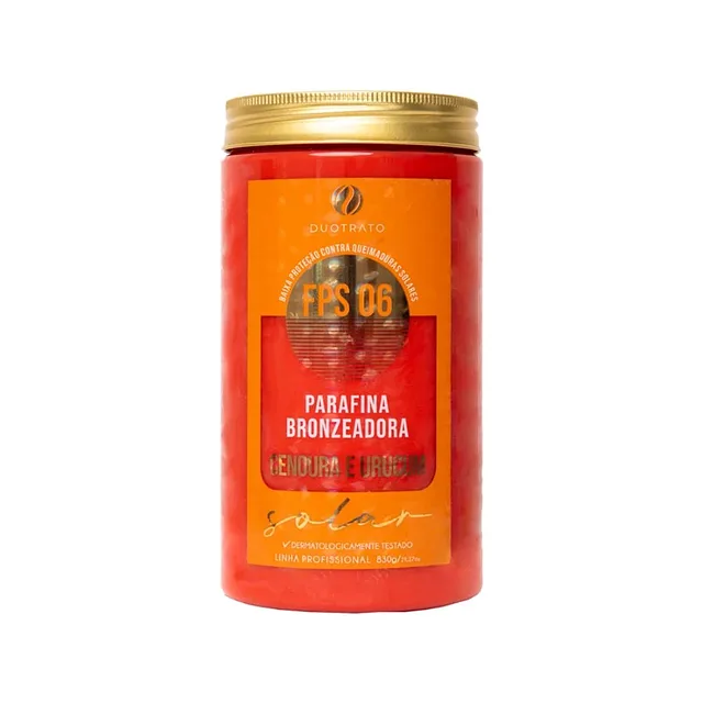 PARAFINA BRONZEADORA FPS 06 CENOURA E URUCUM 830g
