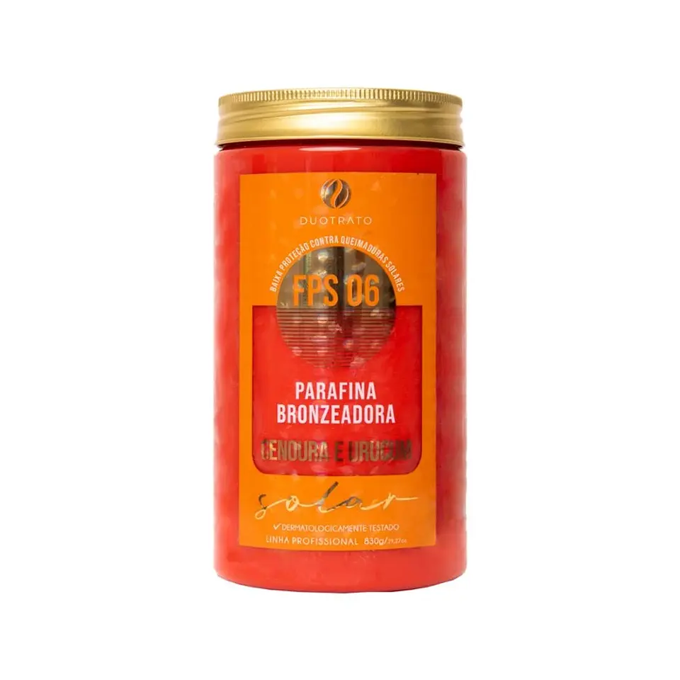 PARAFINA BRONZEADORA FPS 06 CENOURA E URUCUM 830g
