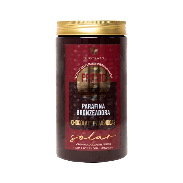 PARAFINA BRONZEADORA FPS 06 CHOCOLATE 830g
