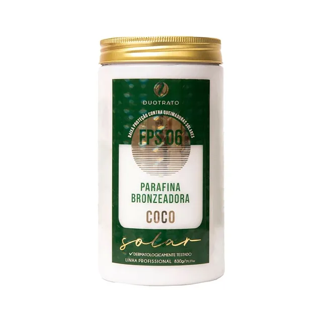 PARAFINA BRONZEADORA FPS 06 COCO 830g