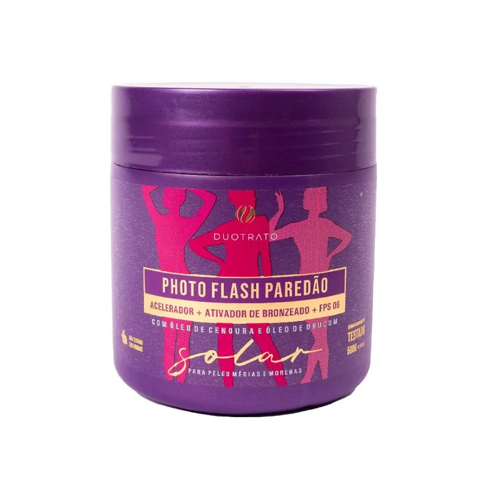 PHOTO FLASH PAREDÃO ATIVADOR E ACELERADOR DE BRONZEADO 500g