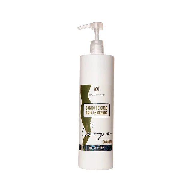 ÁGUA OXIGENADA 30 VOL. BANHO DE OURO 900 ml