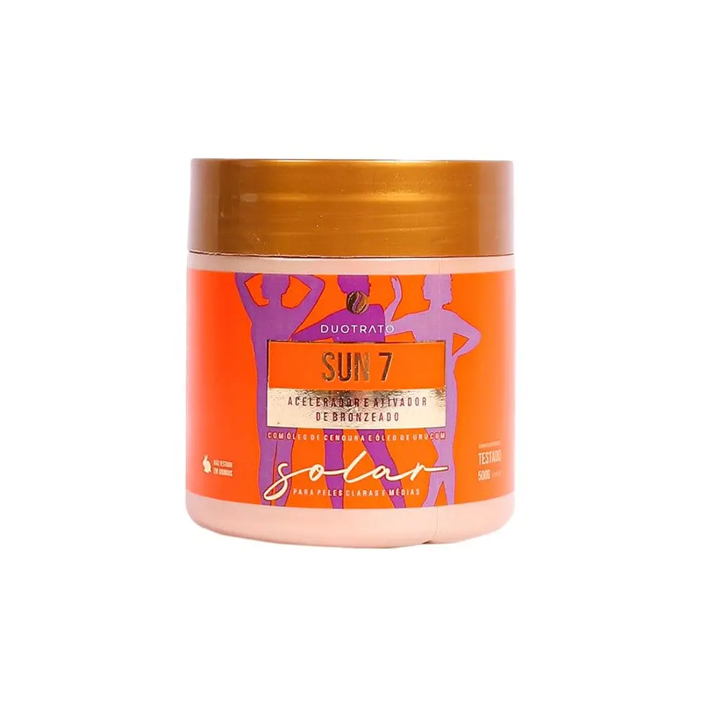 SUN 7 ATIVADOR E ACELERADOR DE BRONZEADO 500g
