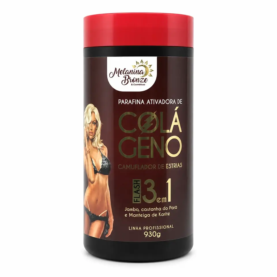 Parafina Ativadora de Colágeno 3 em 1 Camuflador de Estrias 930g
