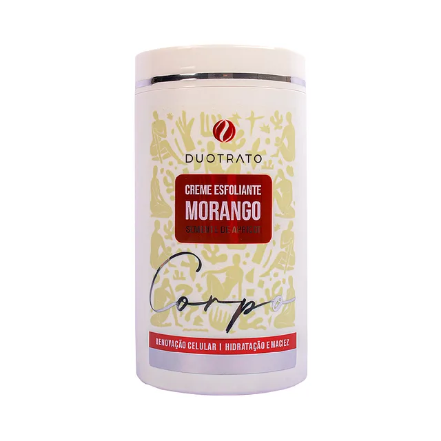 ESFOLIANTE CORPORAL DE MORANGO 1kg
