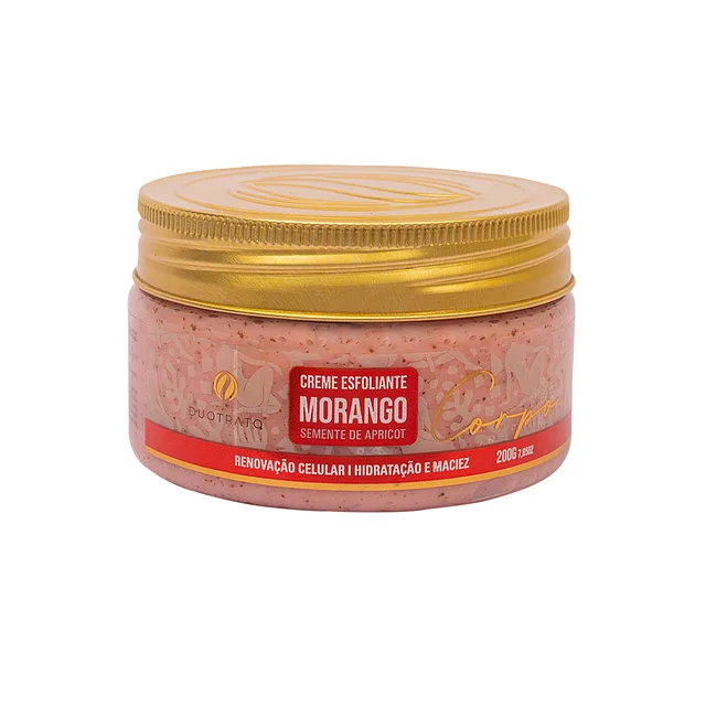 ESFOLIANTE CORPORAL DE MORANGO 200g