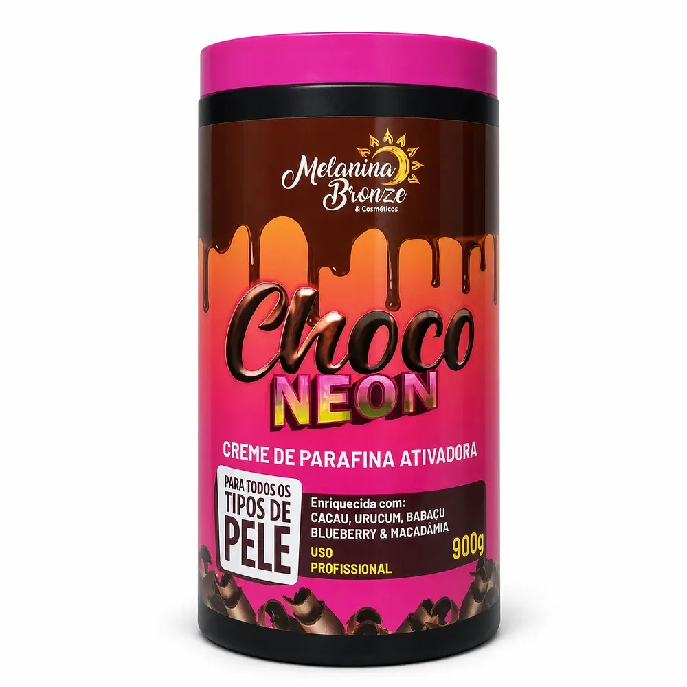 Creme de Parafina Ativadora Choco Neon 900g