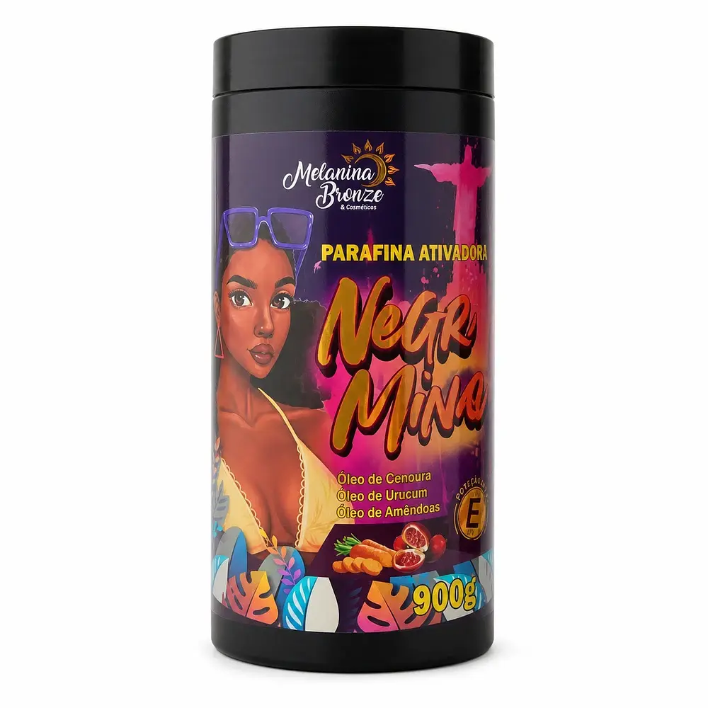 Parafina Ativadora Negra Mina 900g