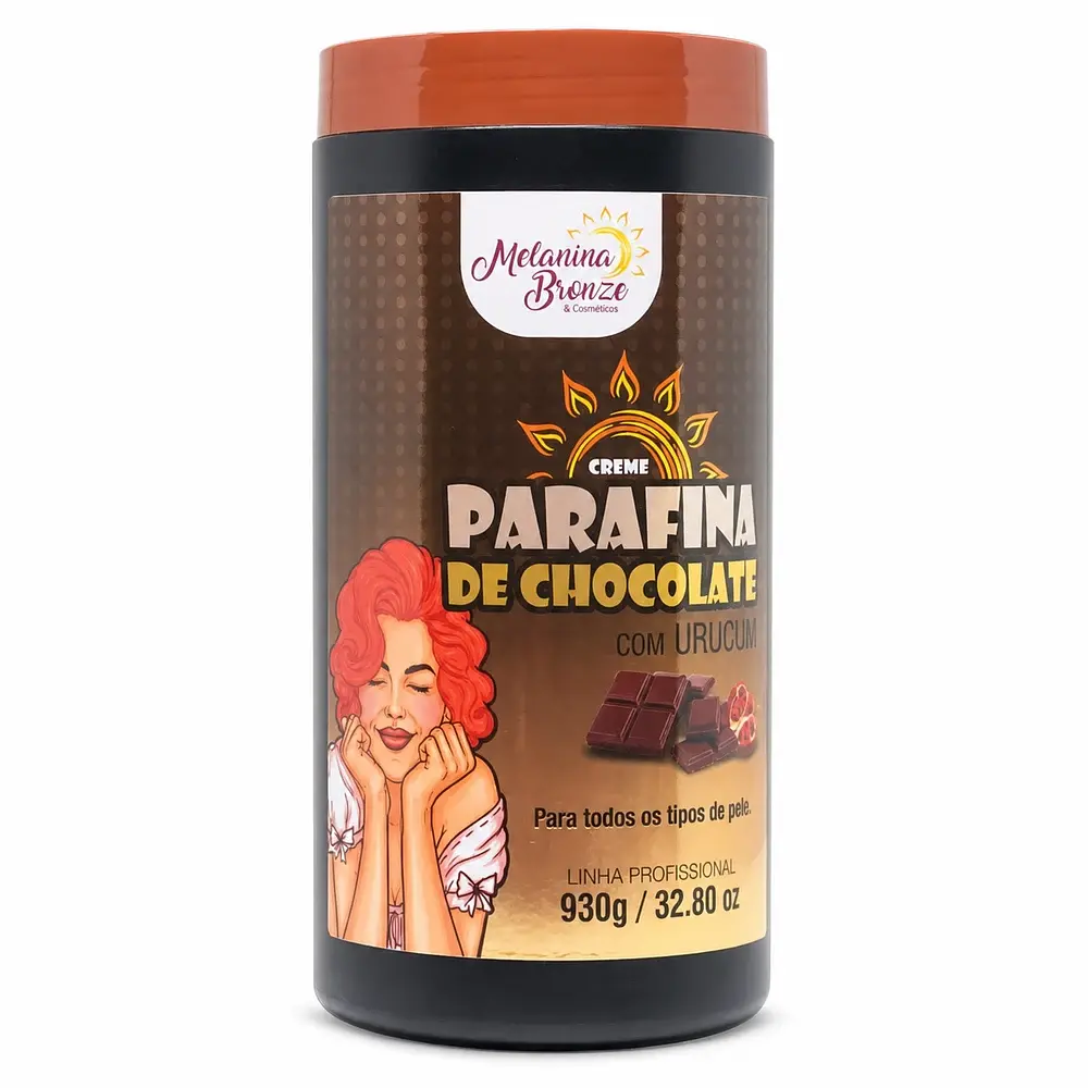 Creme de Parafina Chocolate com Urucum 930g
