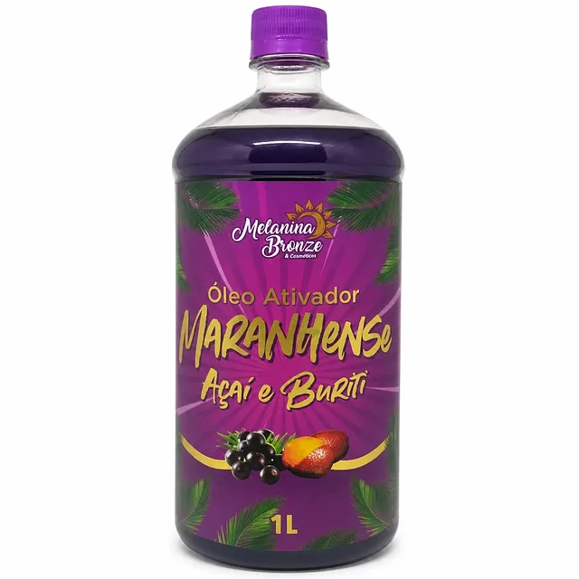 Óleo Ativador Maranhense Açaí e Buriti 1L