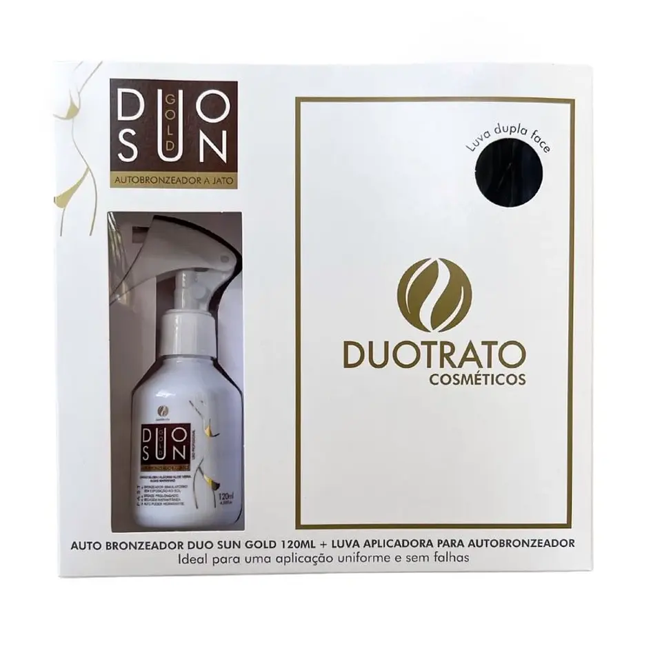 CAIXA AUTOBRONZEADOR 120ML + LUVA APLICADORA
