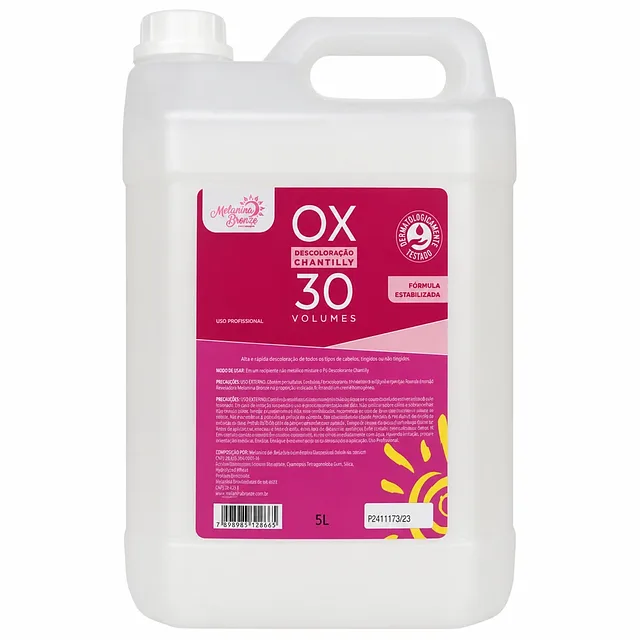 Água Oxigenada Chantilly 30 Volumes 5L